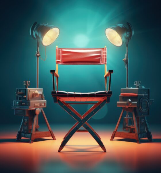 view 3d movie director s chair