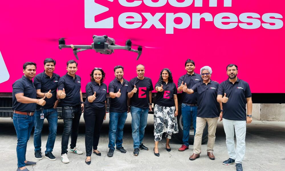 Ecom Express Leadership Team at the New Logo Launch