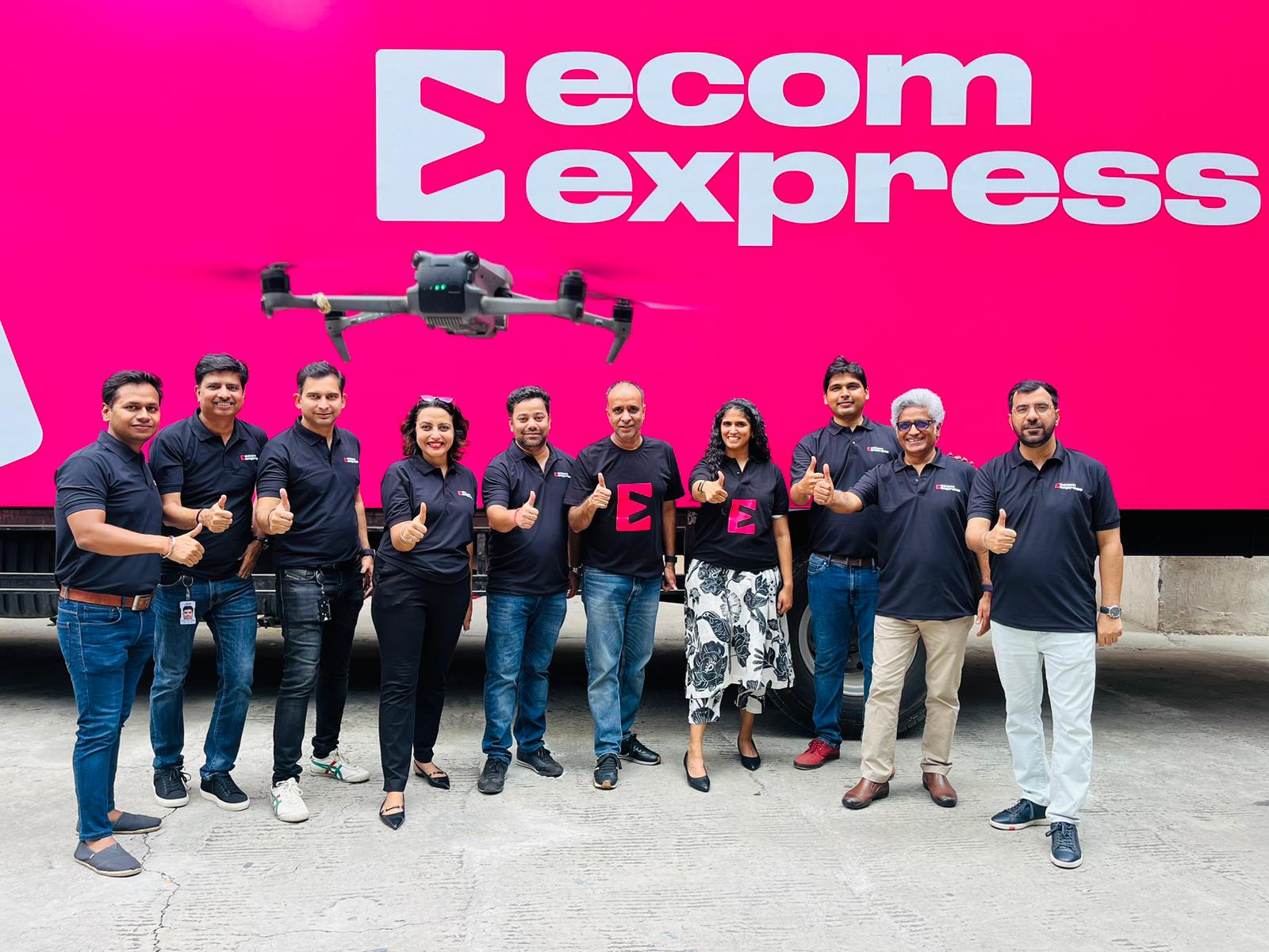 Ecom Express Leadership Team at the New Logo Launch