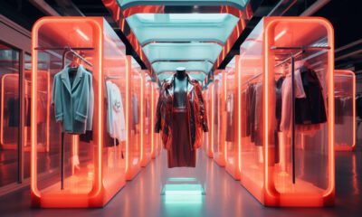 abstract store with futuristic concept architecture 1