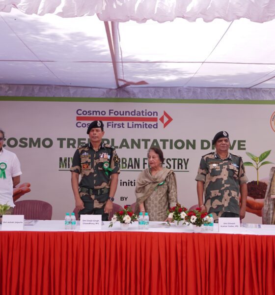 Picture Cosmo Foundation launches large scale Miyawaki Forest initiative with BSF dedicates plantation drive to Late Shri Ashwini Kumar former DG BSF