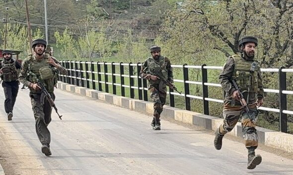 Pahalgam terror attack soldiers pti