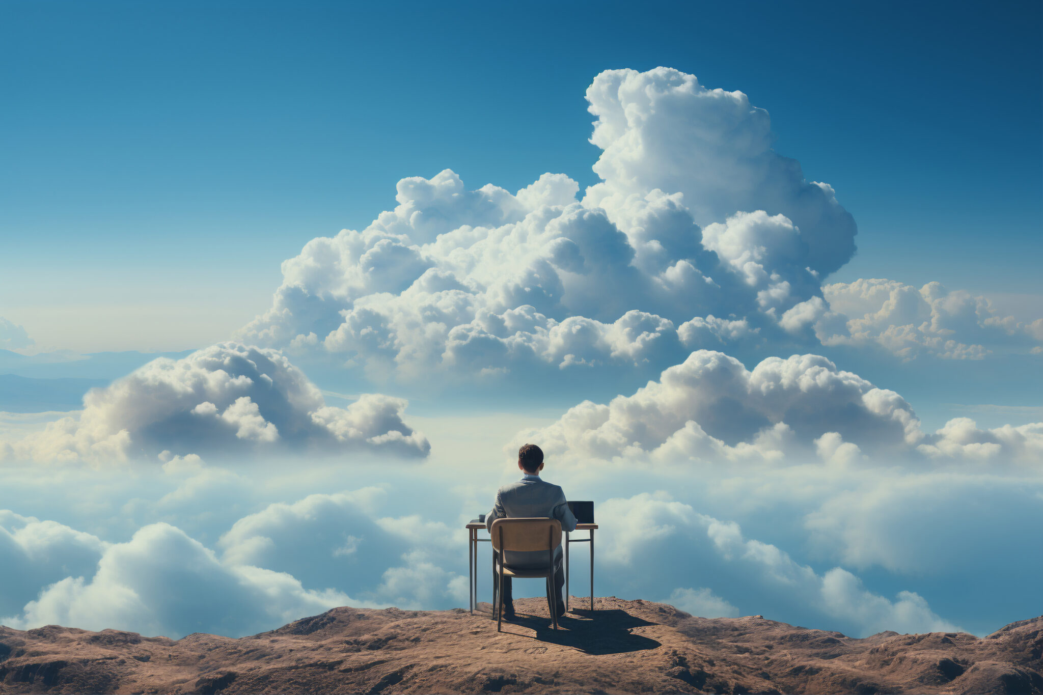 business scene with nature scaled