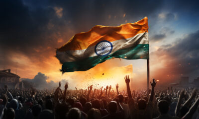 india republic day celebration digital art with people