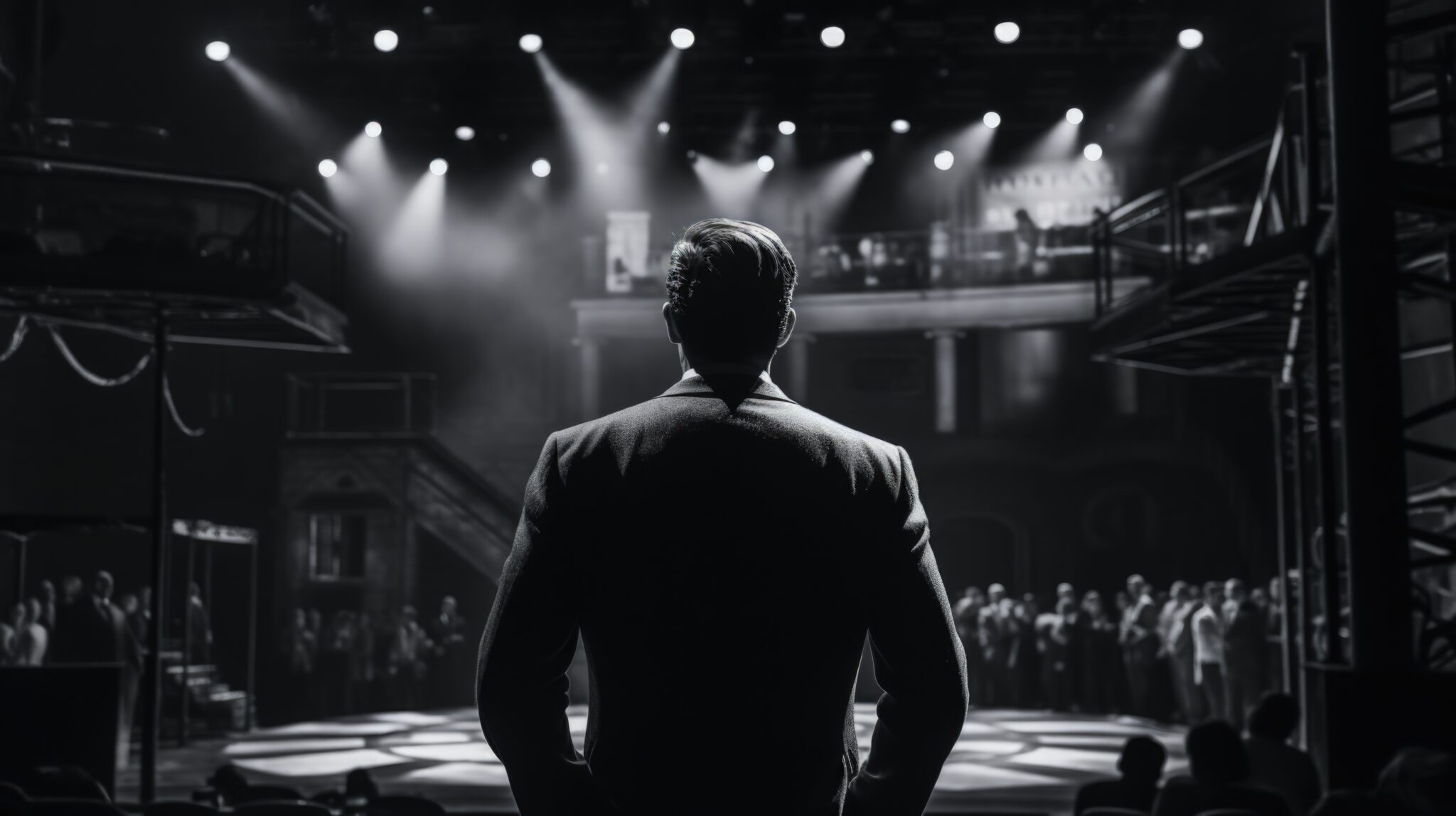 view black white person attending theatre scaled